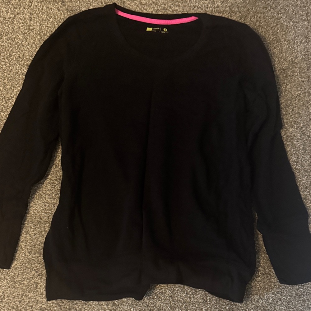 Xersion Women's Black Crew Neck Sweater